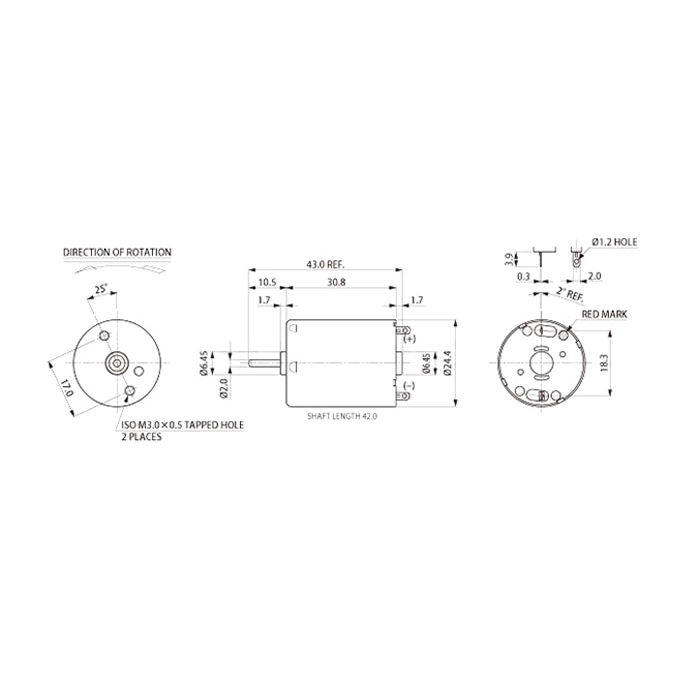 DC 3-12V RF-370 Motor With High Speed Mute Electric Motors For Airplane Model Aeromodelling DIY 8V 3500RPM  12V 5182RPM