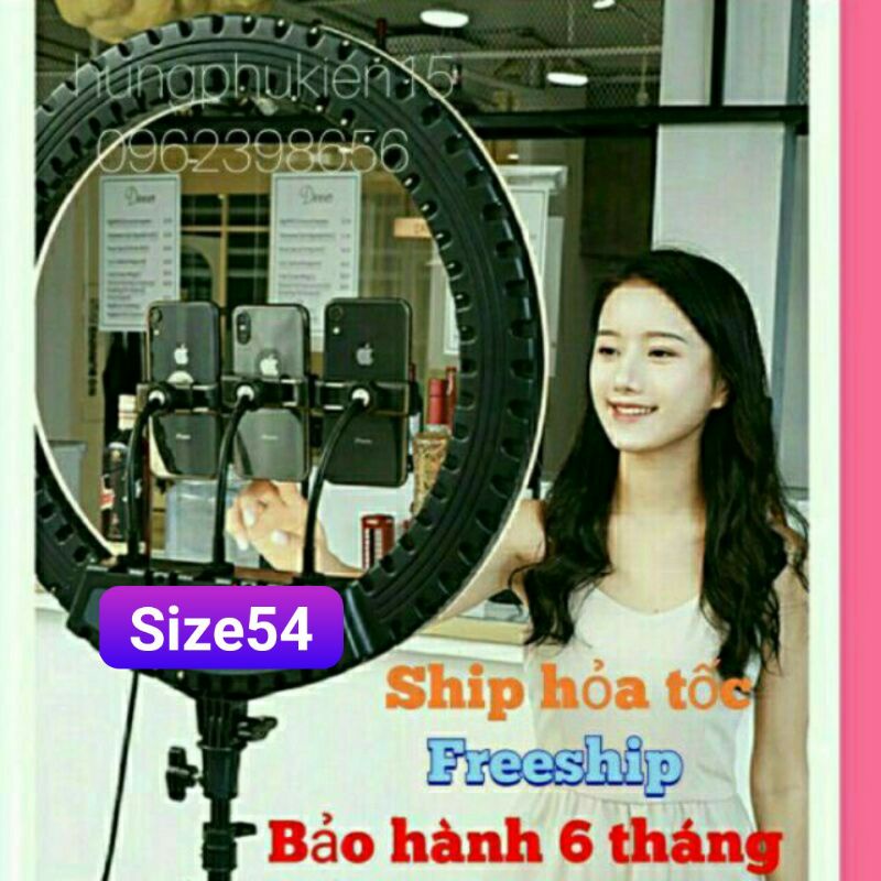 Bộ Đèn Livestream 54cm Điều Khiển - Siêu Đẹp, Siêu Bền, Siêu Sáng, Full Đồ - Bảo Hành 24 Tháng 🌺FREESHIP🌺