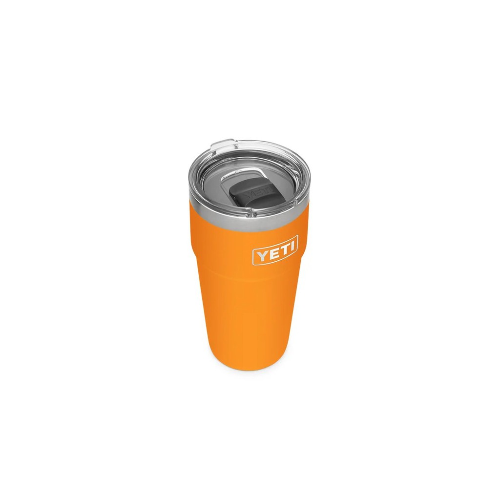 Ly giữ nhiệt YETI Rambler 16 Oz Stackable Pint kèm nắp MagSlider; Màu King Crab Orange Limited Edition; Hàng chính hãng