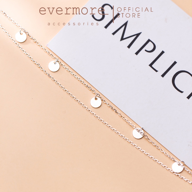Vòng tay bạc EVERMORE, lắc tay bạc Ý 925 vòng tròn may mắn - thanh lịch, minimalism - L017