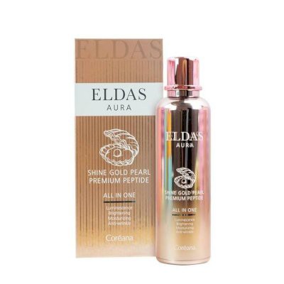 Serum Tế Bào Gốc Eldas Aura 100ml từ Hàn quốc Shine Gold Pearl Premium Peptide All-In-One