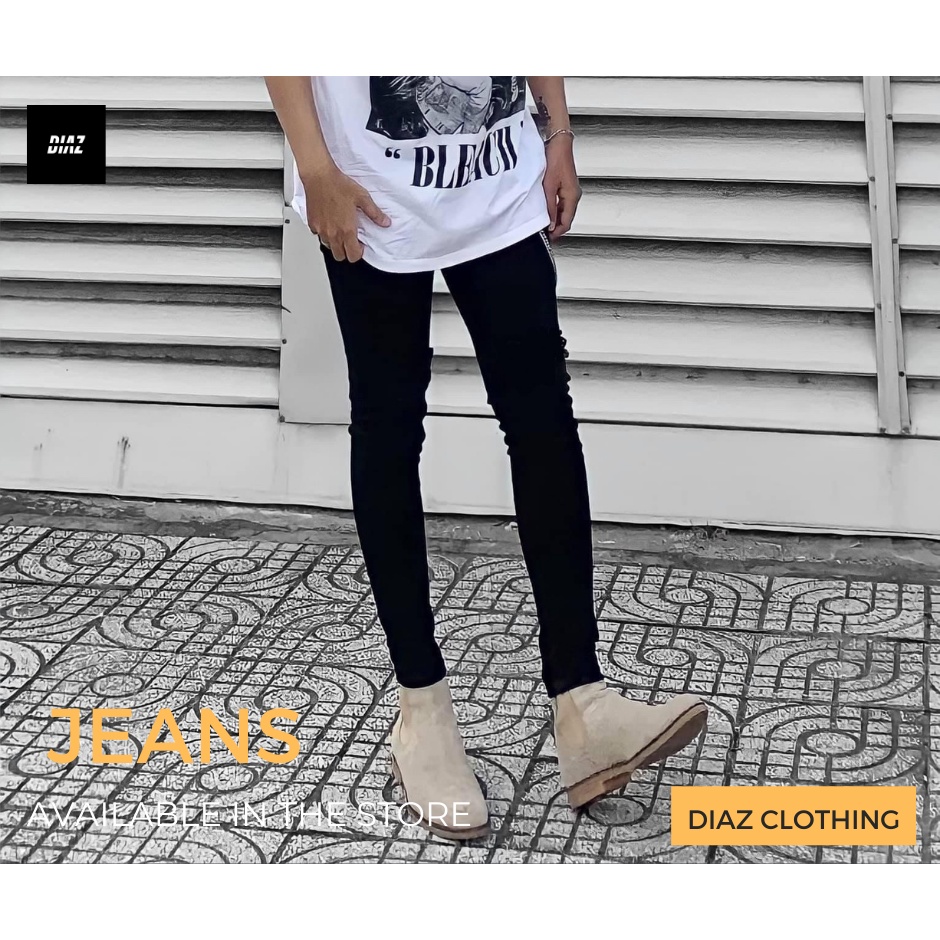 Quần Jean Nam Đen Trơn Phối Boots, Sneaker, Quần Jean Co Dãn, Dáng Skinny, Slim Fit, Bao Đổi/Trả (Cam Kết Ảnh Thật 100%) | BigBuy360 - bigbuy360.vn