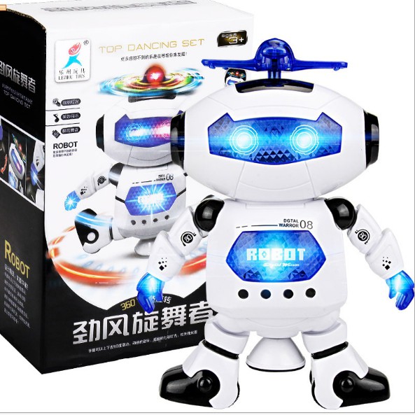 Robot biết nhảy và hát xoay 360 độ vui nhộn cho bé
