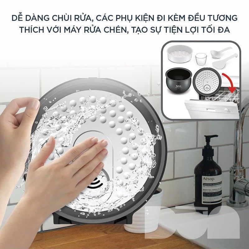 Nồi cơm điện tử cao tần Tefal RK808168