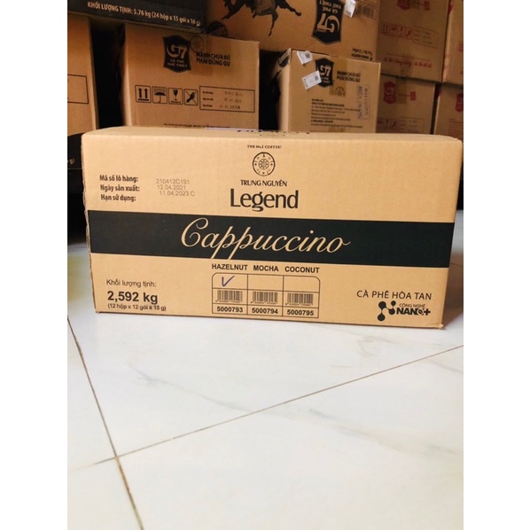 Combo 12 hộp cà phê hòa tan G7 - Cappuccino