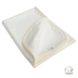 Miếng lót chống thấm size M Nappi màu trắng kem 55*73cm
