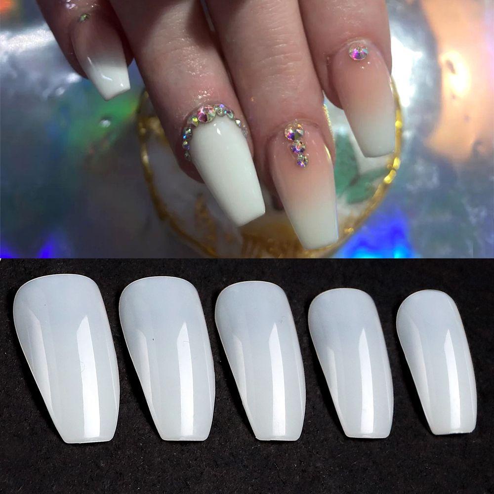 Bộ 500 Móng Tay Giả Dùng Trang Trí Nghệ Thuật
