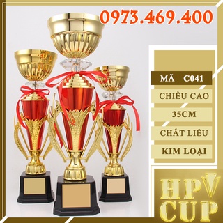 Cúp Lưu Niệm Cup Thể Thao Bóng Đá Pha Lê Huy Chương Vàng Quà Tặng Giá Rẻ A1