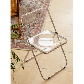 Ghế tựa lưng gấp trong suốt Acrylic