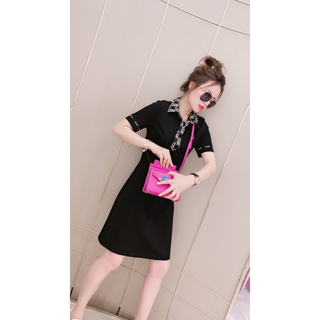 ĐẦM THUN POLO NỮ DÁNG SƠ MI CỔ VIỀN CHỮ HÀNG NHẬP CAO CẤP | BigBuy360 - bigbuy360.vn