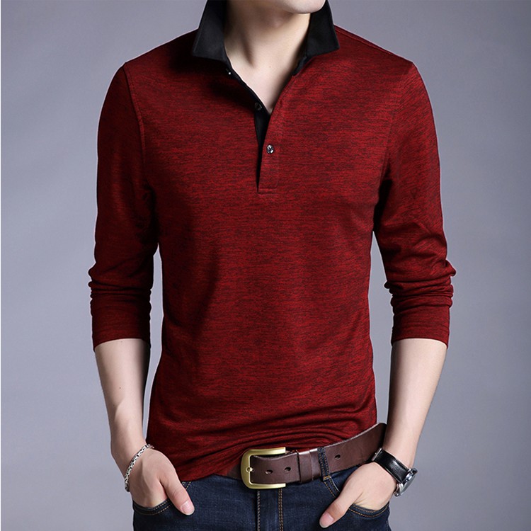 Áo Thun Nam Tay Dài Cổ Bẻ Phong Cách Lịch Lãm KATUSCO - A2051 | BigBuy360 - bigbuy360.vn