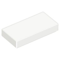 Gạch Lego tấm 1 x 2 trơn / Lego Part 3069b: Tile 1 x 2 with Groove