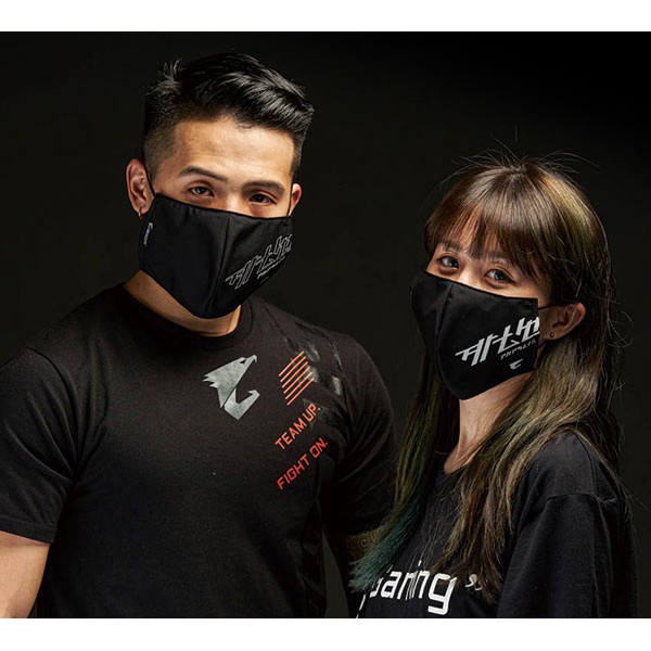 Khẩu Trang Vải Đen Aorus Gaming Cloth Masks Phù Hợp Cho Game Thủ Thời Trang Mẫu 2 | BigBuy360 - bigbuy360.vn