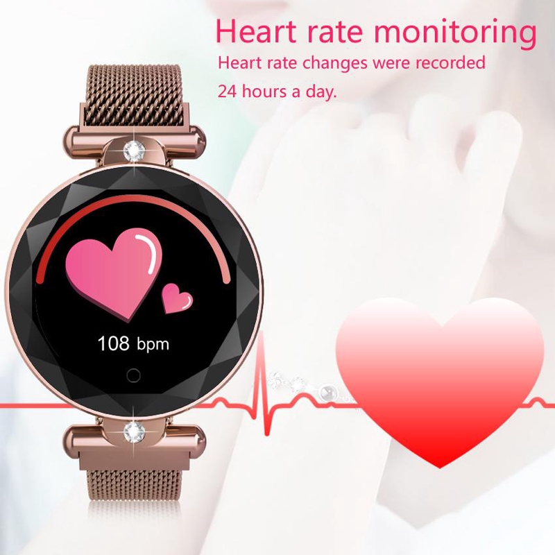 Fashion Smart Watch Women Heart Rate Blood pressure Monitor Fitness Tracker Waterproof Smart Watch