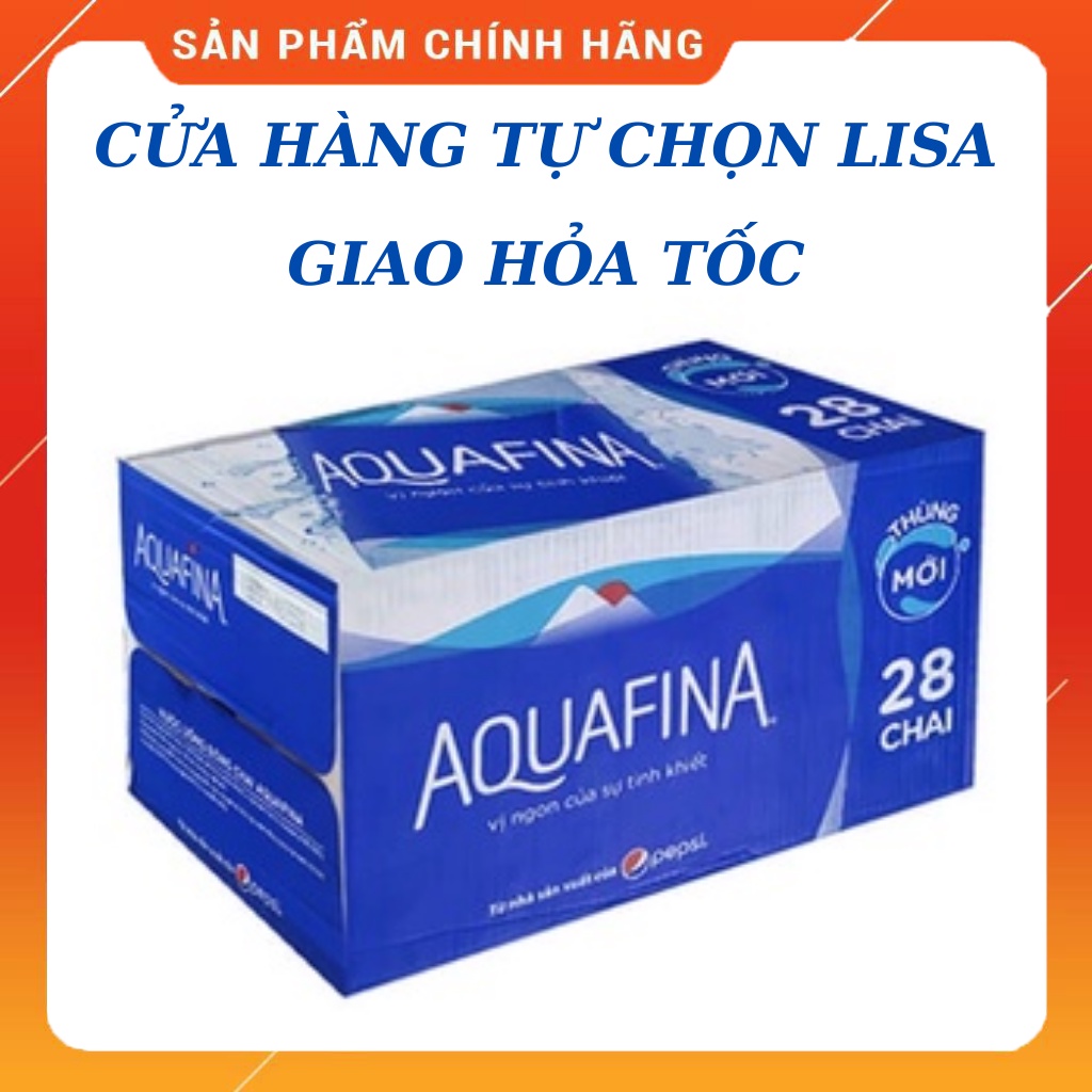 Thùng nước suối Aquafina 28 chai 500ml