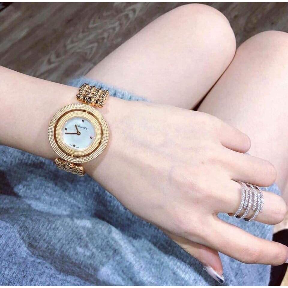 Đồng hồ Nữ Eon_Versace Dây sắt cao cấp - case 34mm