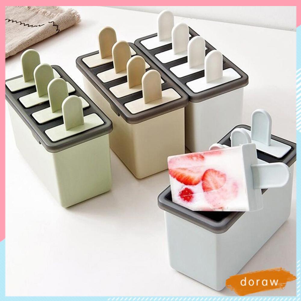 Khuôn silicone tạo hình làm kem que tiện dụng