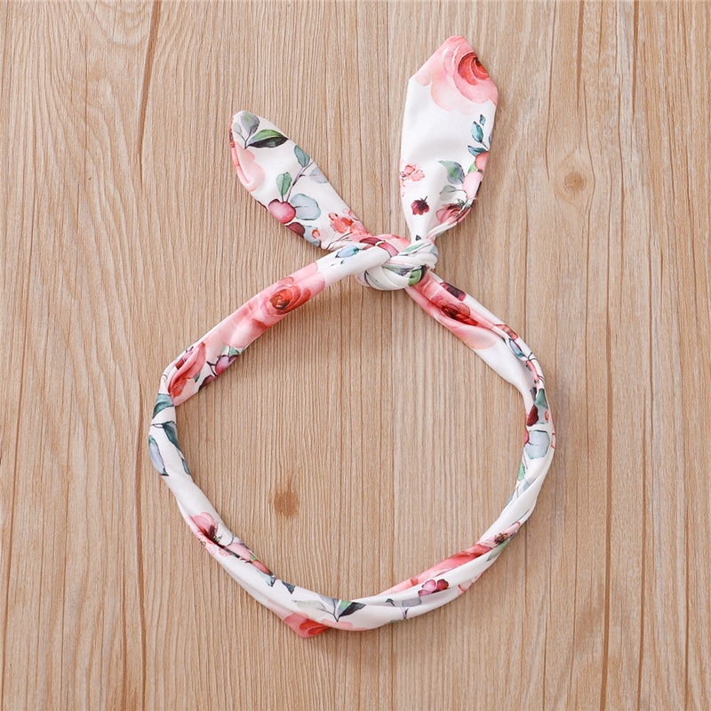 Set đồ 3 món Mikrdoo gồm áo hoodie vải cotton tay dài màu đỏ quần dài và băng đô nơ hoa xinh mùa thu dành cho bé