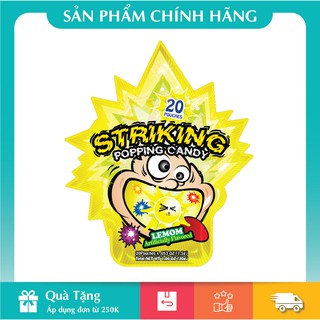 [HÀNG CHÍNH HÃNG] KẸO NỔ STRIKING VỊ SIÊU CHUA 30G