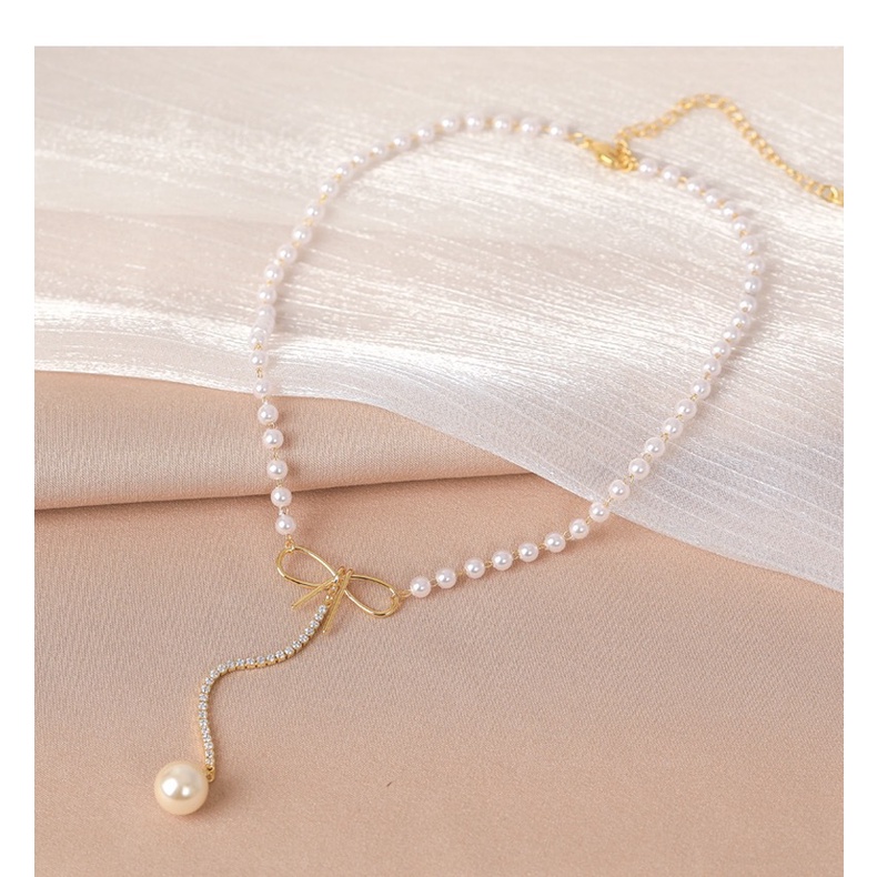 iF YOU Vòng cổ Mặt Trái Tim/Bướm/Ngọc Trai Phong Cách Hàn Quốc Cho Nữ