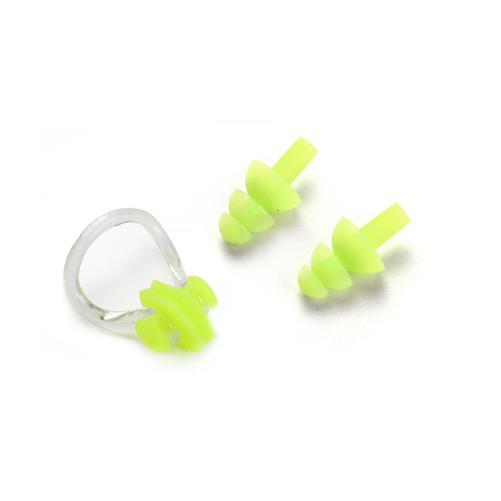 Set nút Silicone bảo vệ tay + mũi cho bơi lội