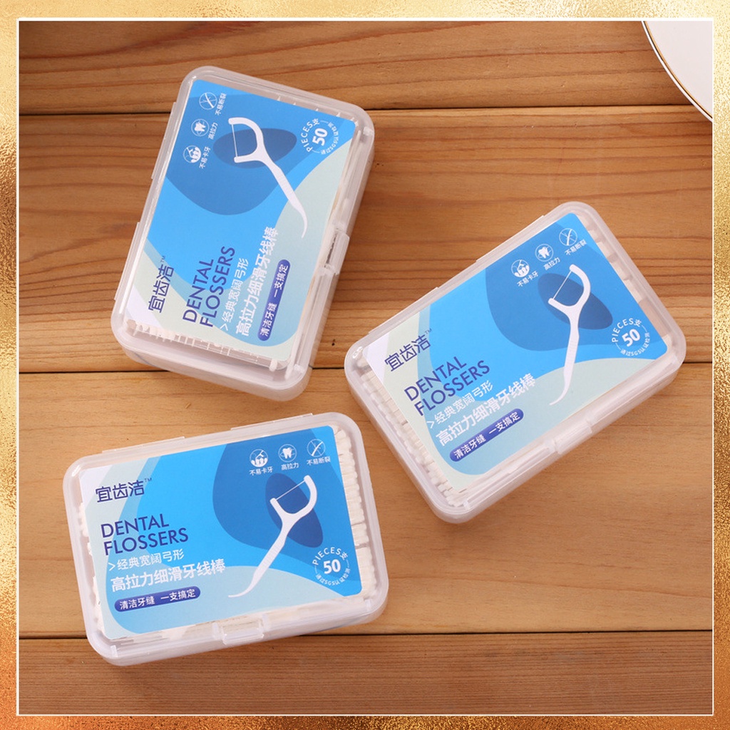 Tăm chỉ nha khoa DENTAL FLOSSERS, Chỉ nha khoa Dental Floss sợi chỉ mảnh và chắc chắn