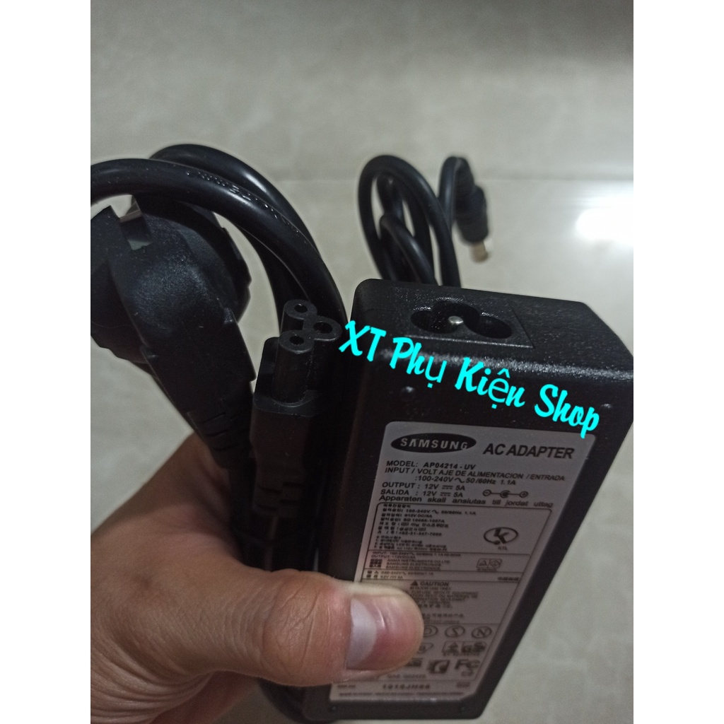 Nguồn Adapter màn hình SAMSUNG LG 12V-5A Kèm dây nguồn