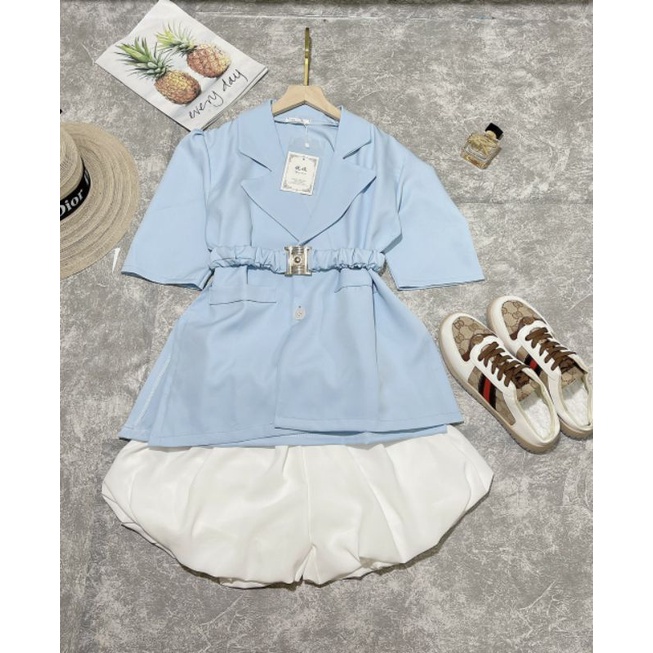 Set vest siêu phẩm kèm đai cài cực đẹp | BigBuy360 - bigbuy360.vn