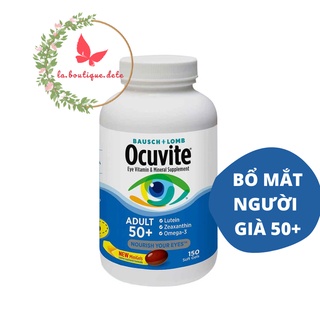 Viên uống bổ mắt Ocuvite dành cho người lớn tuổi Ocuvite Adult 50+ 150 viên - Hàng Mỹ