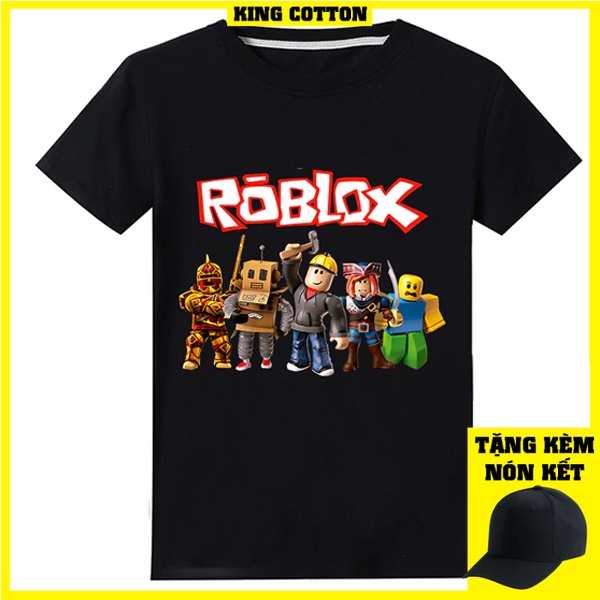 Áo thun cho bé ROBOLOX CUTE Có size người lớn, King Cotton