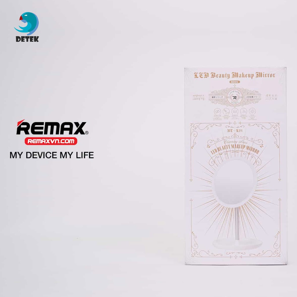 Gương trang điểm thông minh tích hợp đèn led Remax RT-L04 Charming Series