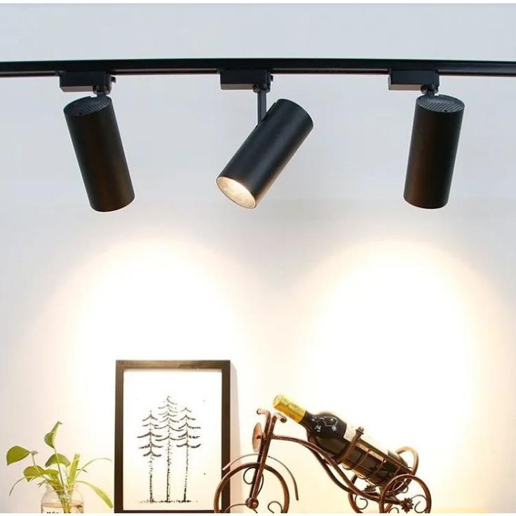Bộ 5 Đèn Led rọi ray ống bơ 5W trang trí shop