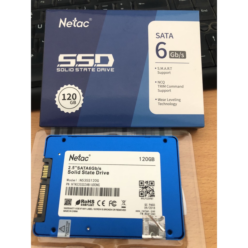 Ổ cứng ssd Netac 120gb128G240G ,256G (KingFass  )Dùng cho Máy tính để bàn Laptop Bảo hành 03 năm