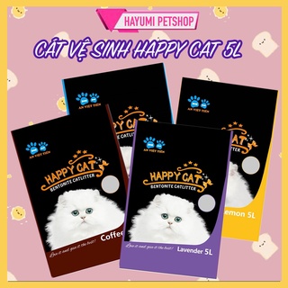 Cát vệ sinh happy cat 5l dành cho mèo - hayumi petshop