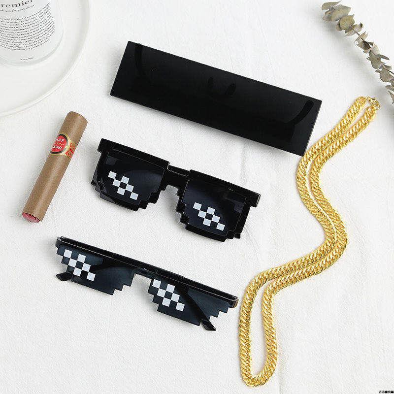 Pixel Sunglasses / mosaic glasses / Cosplay Sunglasses