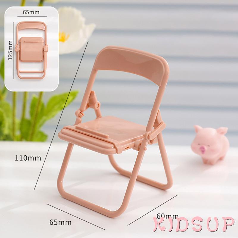 Giá Đỡ Điện Thoại / Ghế Ngồi Để Bàn Màu Trơn Gấp Gọn Được 1Mobile Dành Cho Trẻ Em