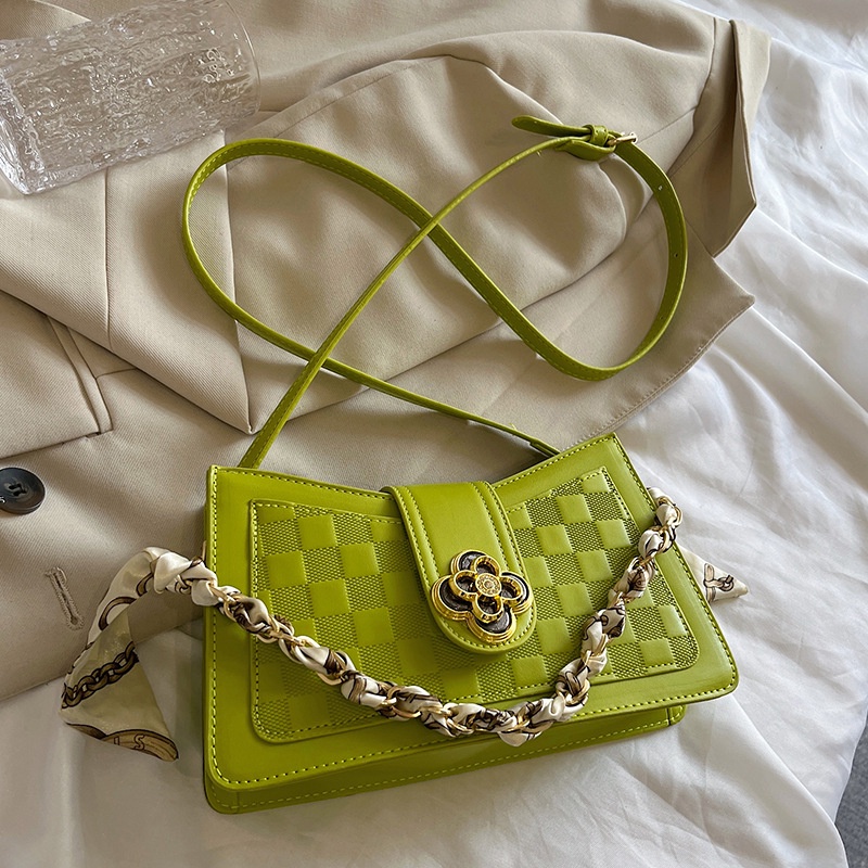 Túi đeo vai IELGY màu sắc tương phản tinh tế thời trang cho nữ