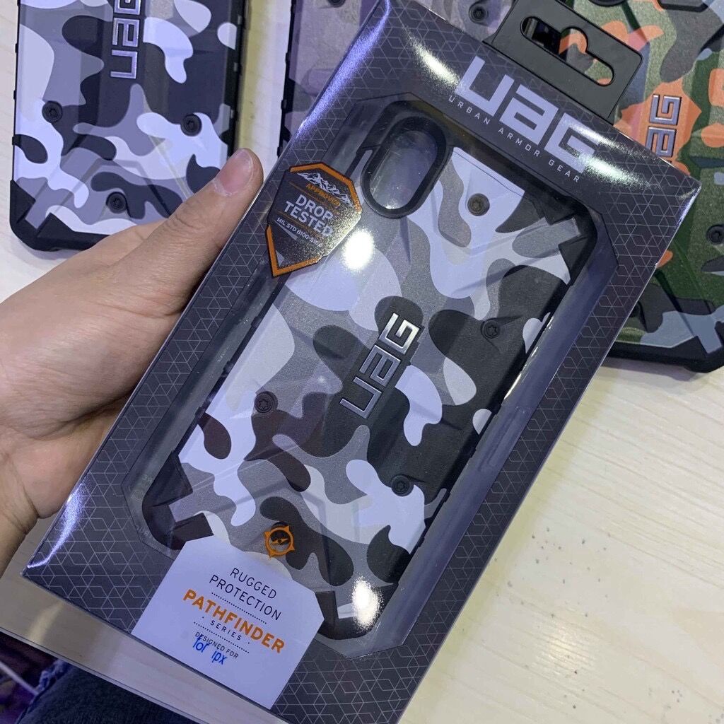 UAG Ốp Lưng Họa Tiết Rằn Ri Bảo Vệ Cho iPhone 11 pro 6 6S 7 8 plus X XS XR MAX