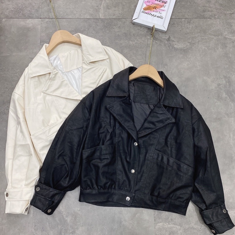 Áo Khoác Da 2 Lớp Cá Tính Có Ảnh Thật Kèm Video | BigBuy360 - bigbuy360.vn