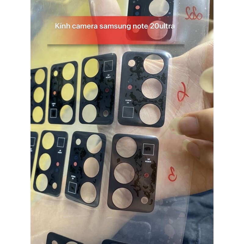 kính camera samsung note 20 ultra zin new hãng