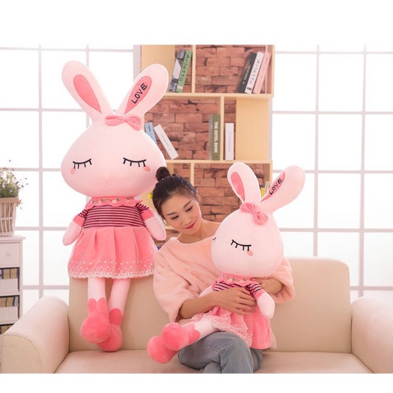 Gấu Bông Thỏ Váy Ren Siêu Xinh Siêu Dễ Thương