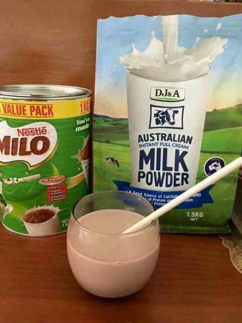 Sữa bột DJ&A, whole milk và dairies nguyên kem loại 1kg date mới nhất