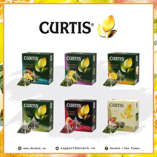Curtis Pyramids Green/Herbal/White/Oolong Tea Collection - BST Trà xanh/trắng/thảo mộc/ô-long túi lọc kim tự tháp