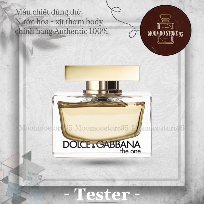 [ Mua ngay ] Nước Hoa D&G The One Woman EDP Test 5ml/10ml/20ml