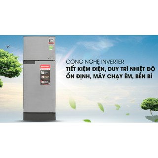 Tủ lạnh Sharp Inverter 165 lít SJ-X196E-DSS (Miễn phí giao tại HCM-ngoài tỉnh liên hệ shop)
