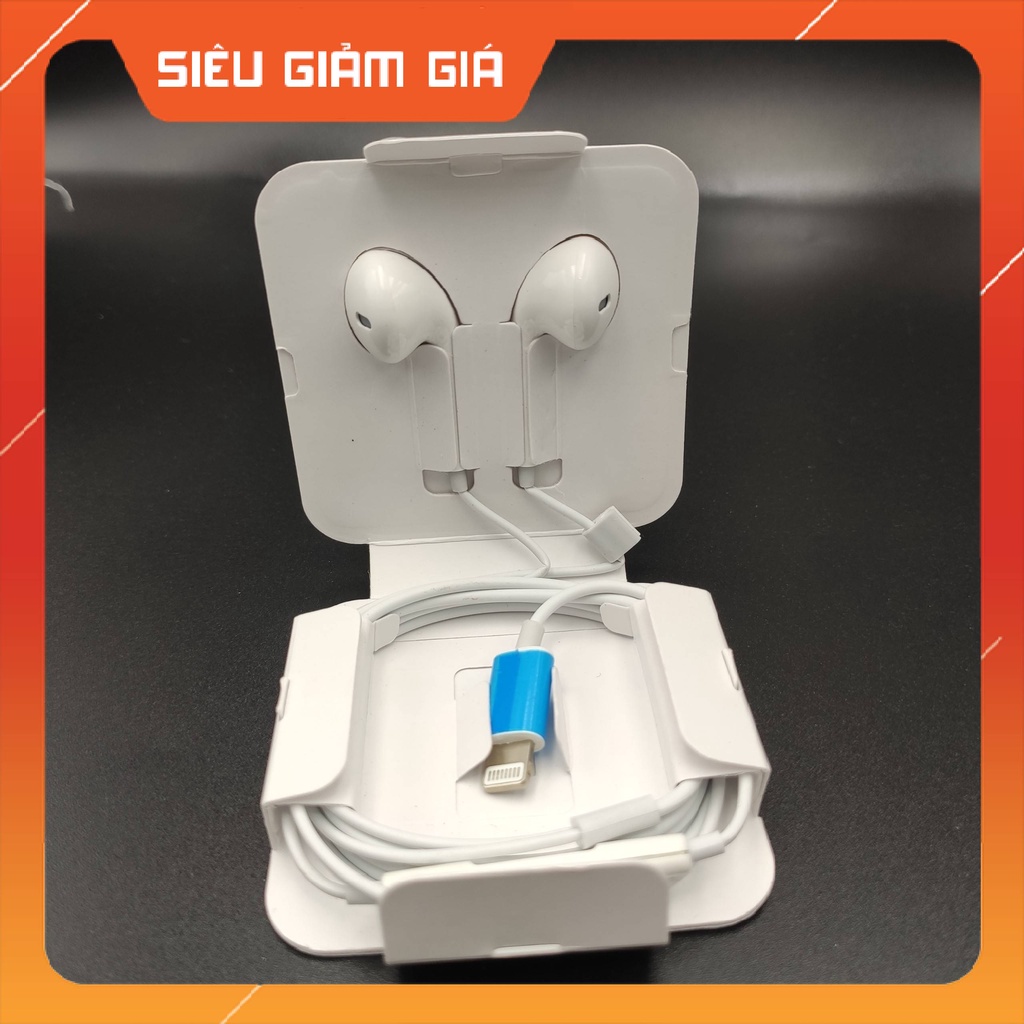 Tai nghe nhét tai lightning có mic, tăng giảm âm lượng, kết nối bluetooth, tương thích các dòng iPhone, bảo hành 1 năm