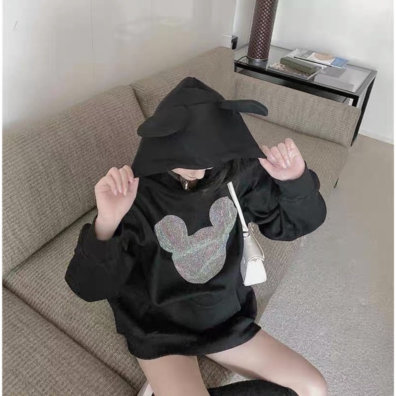 Áo hoodie gấu bling bling