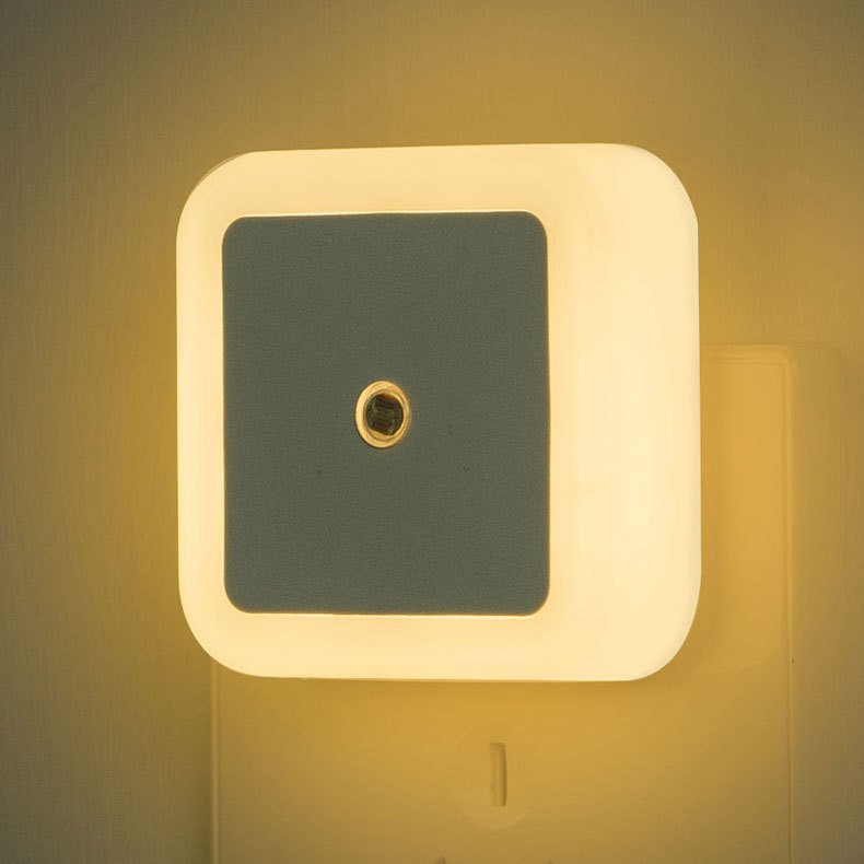 【LMP-KOTAK】 Đèn led đèn ngủ vuông cảm ứng tự động tắt mở cảm biến ánh sáng chất lượng cao Honey Boo