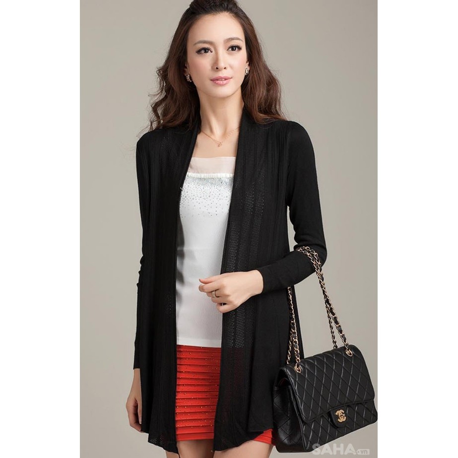 Áo khoác len cardigan dáng dài giá sỉ