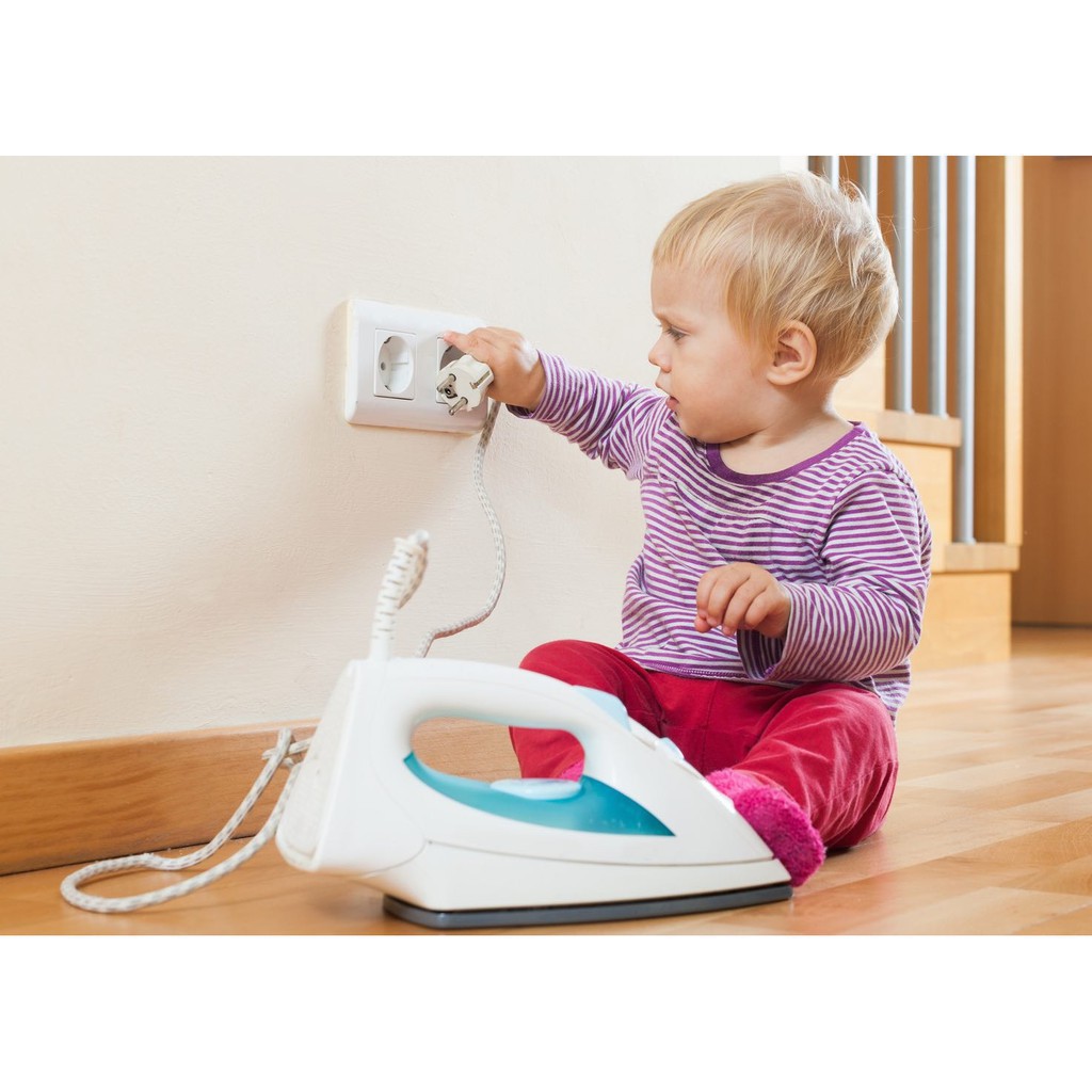 Combo 10 nút nhựa bịt ổ điện 2 chân an toàn cho bé giá rẻ [an toàn là trên hết]